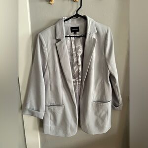 Light Gray Zenana Blazer